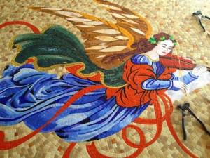 laleler, angel, glass mosaic