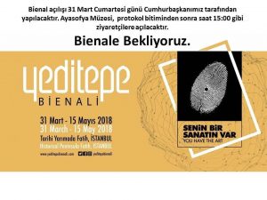 Yeditepe Bienali'nde Ayasofya'dayız.